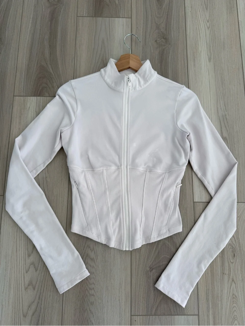 ALO Airbrush Corset Full Zip Jacket